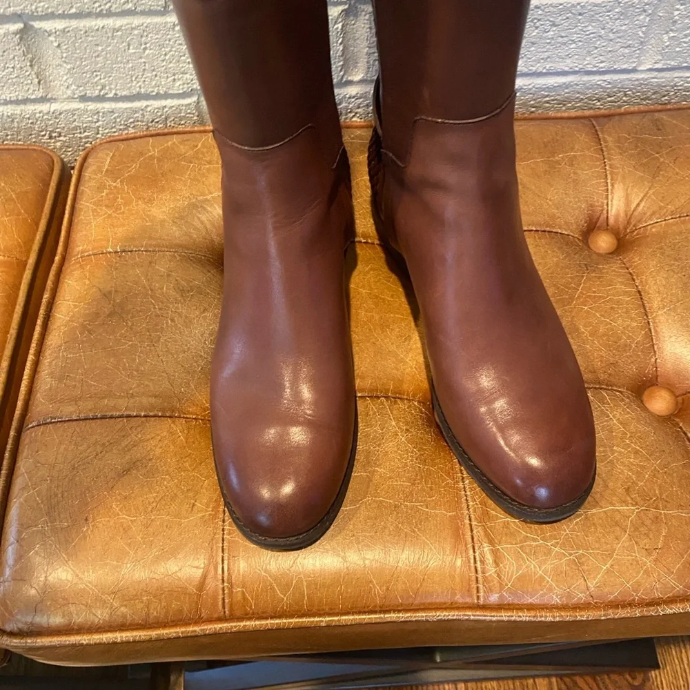 Cole Haan Brown Riding Boot 8M - Picture 4 of 6